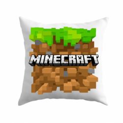 Подушка Minecraft Main Logo - PrintSalon