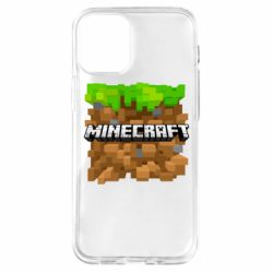 Чохол для iPhone 12 mini Minecraft Main Logo - PrintSalon