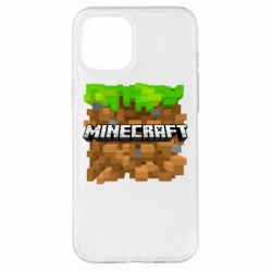 Чохол для iPhone 12 Pro Max Minecraft Main Logo - PrintSalon