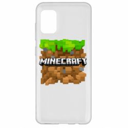 Чохол для Samsung A31 Minecraft Main Logo - PrintSalon