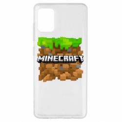 Чохол для Samsung A51 Minecraft Main Logo