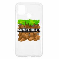 Чохол для Samsung M31 Minecraft Main Logo - PrintSalon