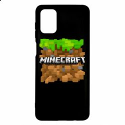 Чохол для Samsung M51 Minecraft Main Logo - PrintSalon