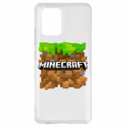 Чохол для Samsung S10 Lite Minecraft Main Logo - PrintSalon