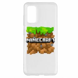 Чохол для Samsung S20 Minecraft Main Logo - PrintSalon