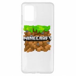 Чохол для Samsung S20+ Minecraft Main Logo - PrintSalon