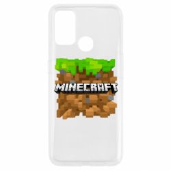 Чехол для Oppo A53/A32/A33 Minecraft Main Logo