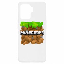 Чохол для Oppo Reno 5 Lite Minecraft Main Logo - PrintSalon
