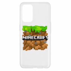 Чохол для Oppo Reno 5 4G Minecraft Main Logo - PrintSalon