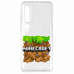 Чохол для Xiaomi Mi10 / 10 Pro Minecraft Main Logo - PrintSalon