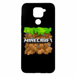 Чохол для Xiaomi Redmi Note 9 / Redmi 10X Minecraft Main Logo - PrintSalon