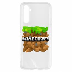 Чохол для Realme 6 Minecraft Main Logo - PrintSalon