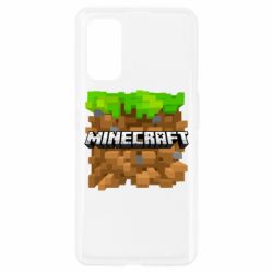 Чохол для Realme 7 Pro Minecraft Main Logo - PrintSalon