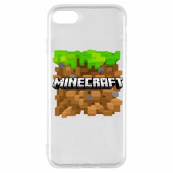 Чохол для iPhone SE 2022 Minecraft Main Logo - PrintSalon