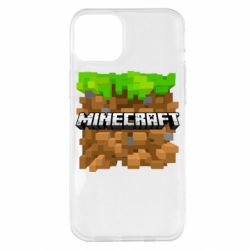 Чохол для iPhone 14 Plus Minecraft Main Logo - PrintSalon
