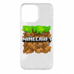 Чохол для iPhone 14 Pro Max Minecraft Main Logo - PrintSalon