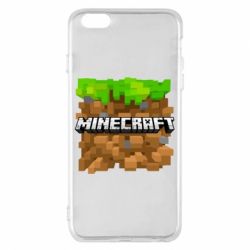 Чохол для iPhone 6 Plus/6S Plus Minecraft Main Logo - PrintSalon