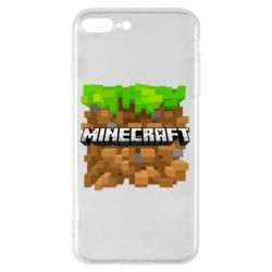 Чохол для iPhone 8 Plus Minecraft Main Logo - PrintSalon