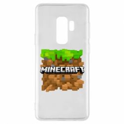 Чохол для Samsung S9+ Minecraft Main Logo - PrintSalon