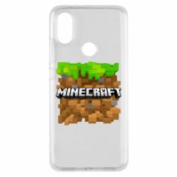 Чохол для Xiaomi Mi A2 Minecraft Main Logo - PrintSalon
