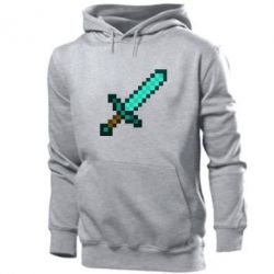 Мужское худи Minecraft меч