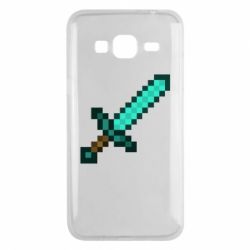 Чехол для Samsung J3 2016 Minecraft меч - PrintSalon