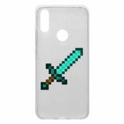 Чехол для Xiaomi Redmi 7 Minecraft меч - PrintSalon