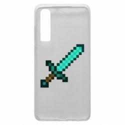 Чехол для Huawei P30 Minecraft меч - PrintSalon