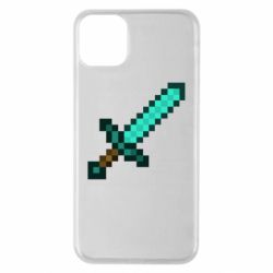 Чехол для iPhone 11 Pro Max Minecraft меч - PrintSalon