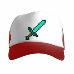 Кепка-тракер Minecraft меч - PrintSalon