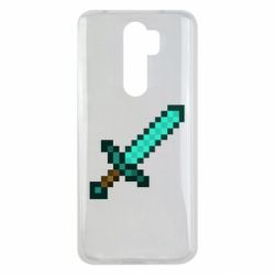 Чехол для Xiaomi Redmi Note 8 Pro Minecraft меч - PrintSalon