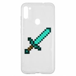 Чехол для Samsung A11/M11 Minecraft меч - PrintSalon
