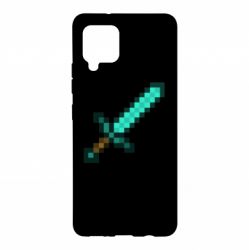 Чехол для Samsung A42 5G Minecraft меч - PrintSalon