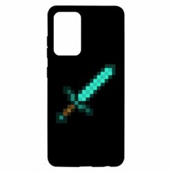 Чехол для Samsung A52 5G Minecraft меч - PrintSalon