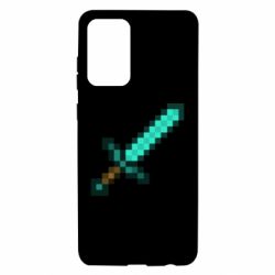 Чехол для Samsung A72 5G Minecraft меч - PrintSalon