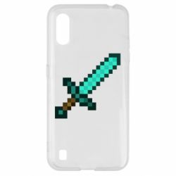 Чехол для Samsung A01/M01 Minecraft меч - PrintSalon