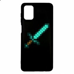 Чехол для Samsung M51 Minecraft меч - PrintSalon