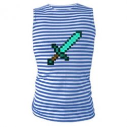 Майка-тільняшка Minecraft меч-PrintSalon Майка-тільняшка Minecraft меч