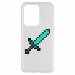 Чехол для Samsung S20 Ultra Minecraft меч - PrintSalon