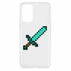 Чехол для Oppo Reno 5 4G Minecraft меч - PrintSalon