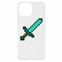 Чехол для Xiaomi Mi11 Lite Minecraft меч - PrintSalon