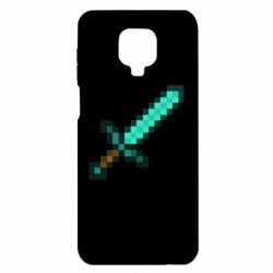 Чехол для Xiaomi Redmi Note 9S/9Pro/9Pro Max Minecraft меч - PrintSalon