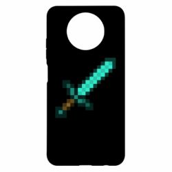 Чехол для Xiaomi Redmi Note 9 5G/Redmi Note 9T Minecraft меч - PrintSalon