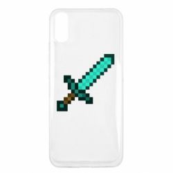 Чехол для Xiaomi Redmi 9a Minecraft меч - PrintSalon