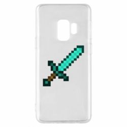 Чехол для Samsung S9 Minecraft меч - PrintSalon