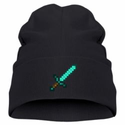 Детская шапка Minecraft меч - PrintSalon