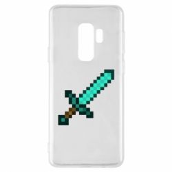 Чехол для Samsung S9+ Minecraft меч - PrintSalon
