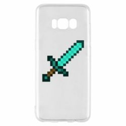 Чехол для Samsung S8 Minecraft меч - PrintSalon