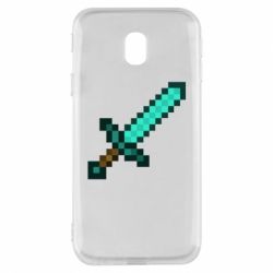 Чехол для Samsung J3 2017 Minecraft меч - PrintSalon