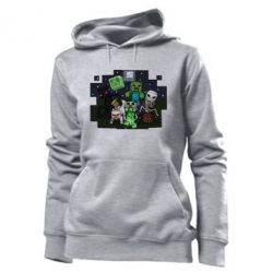 Женское худи Minecraft Party